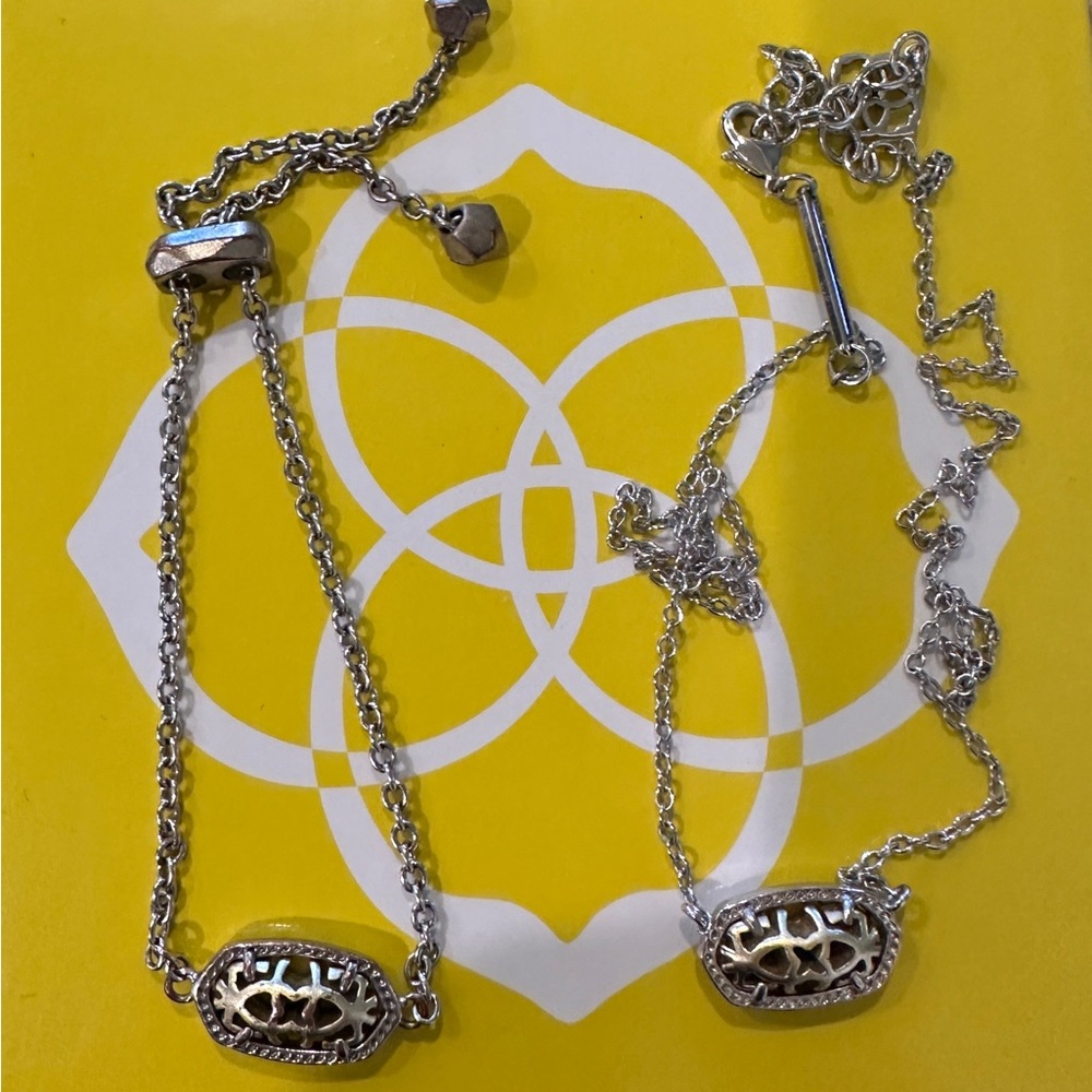 Kendra Scott necklace and bracelet set